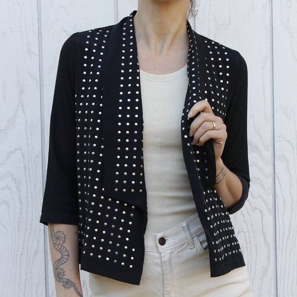 Silver Studded Jacket - Picture 2 of 15